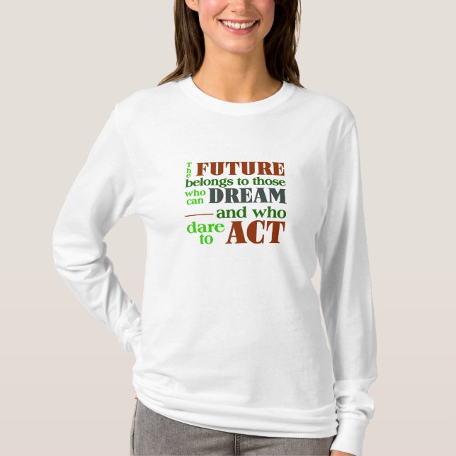 Das Future Shirt - wählen Sie Stil & Farbe (Vorderseite)