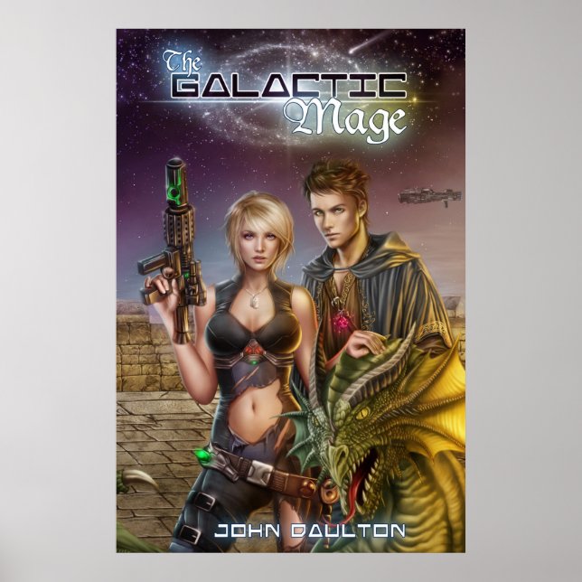 Das galaktische Magazin Cover Poster (Vorne)