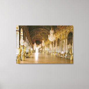 Das Galerie DES Glaces (Hall der Spiegel) 1678 Leinwanddruck