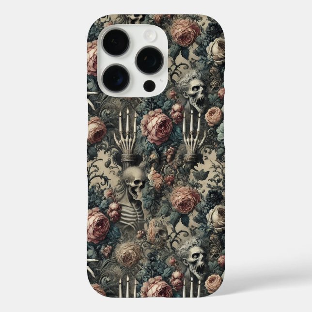 Das Gambit des Ghouls – Gotischer Viktorianismus iPhone 16 Pro Hülle (Rückseite)