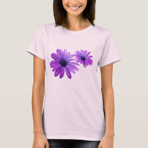 Das Gänseblümchen-T - Shirt-lila T-Shirt