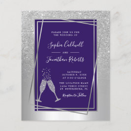 Das ganze Budget in einer Silver and Blue Wedding 