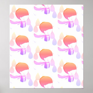 Das ganze Gefühl - in Regenbogen weinen Poster