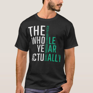 Das ganze Jahr über eigentlich das Büro Zitat Freu T-Shirt