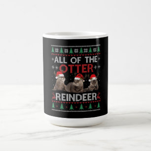 Das ganze Otter Rentier Weihnachtskraut Kaffeetasse