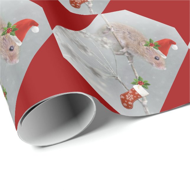 Das ganze Set über Weihnachtswein - Weihnachten Geschenkpapier (Rolleneckpunkt)