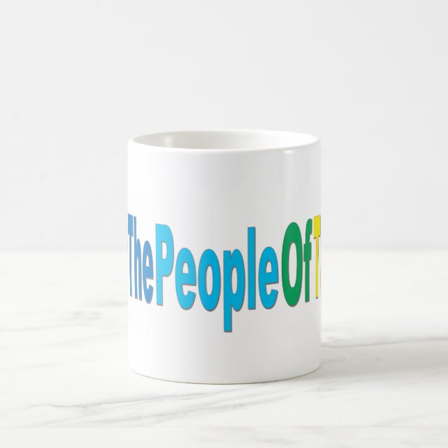 Das ganze Volk der Welt Kaffeetasse (Mittel)