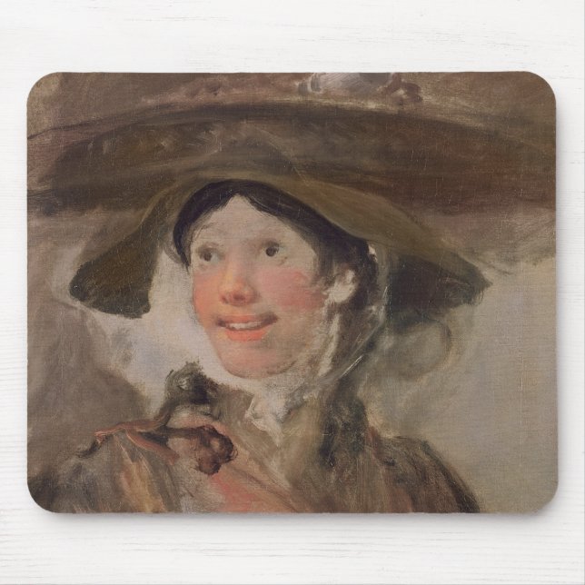 Das Garnele-Mädchen, c.1745 Mousepad (Vorne)