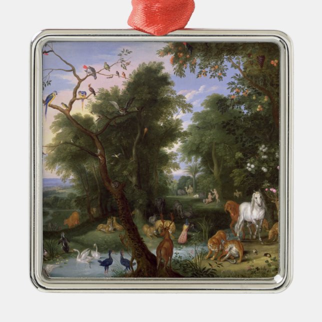 Das Garten Eden, 1659 Ornament Aus Metall (Vorne)