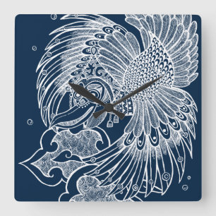 Das Garuda Quadratische Wanduhr