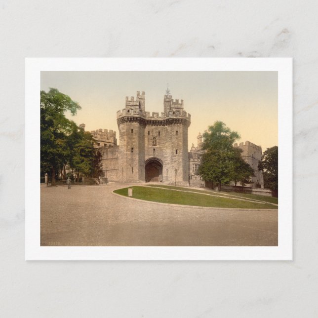 Das Gateway Lancaster Castle Postkarte (Vorderseite)