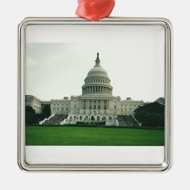 Das Gebäude der US-Hauptstadt Silbernes Ornament (Vorne)