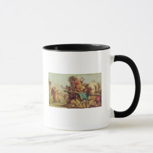 Das Gebäude des Trojan Horse, c.1760 Tasse