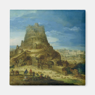Das Gebäude des Turms von Babel Magnet