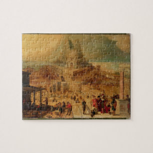 Das Gebäude des Turms von Babel (Platte)