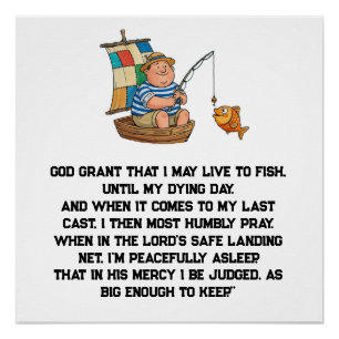 Das Gebet des Fischers Poster