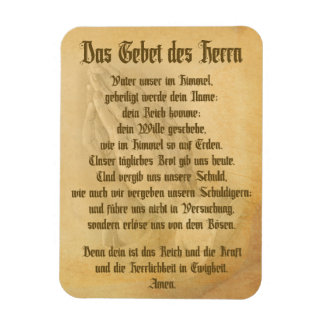 Das Gebet des Herrn (deutsch) Magnet