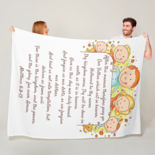 Das Gebet des Herrn - Fleece Blanket, 60"x80"