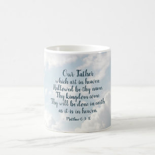 Das Gebet des Herrn, unser Vater, der im Himmel Ku Kaffeetasse