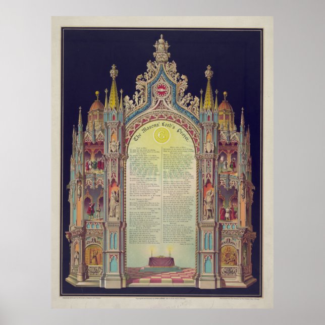 Das Gebet des Löwen [1892] Poster (Vorne)