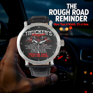 Das Gebet des Truckers: Halte mich sicher Armbanduhr