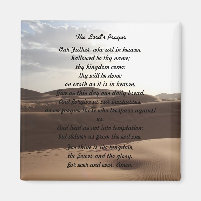 Das Gebet-Magnet des Herrn Magnet (Vorne)