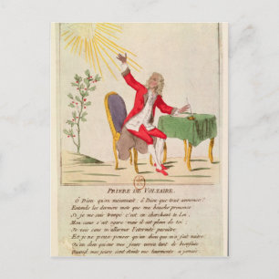 Das Gebet von Voltaire Postkarte