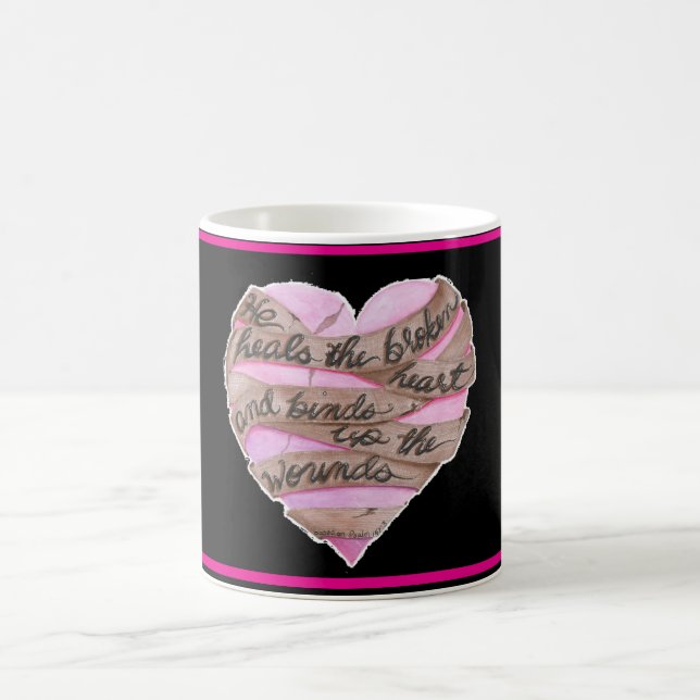 Das gebrochene Herz Kaffeetasse (Mittel)