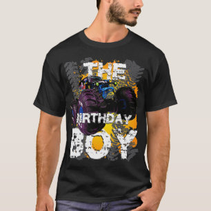 Das Geburtstagsjunge Monster Truck Matching Family T-Shirt