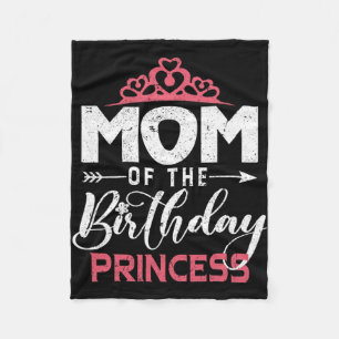 Das Geburtstagskind Princess Girl Funny Happy Mütt Fleecedecke