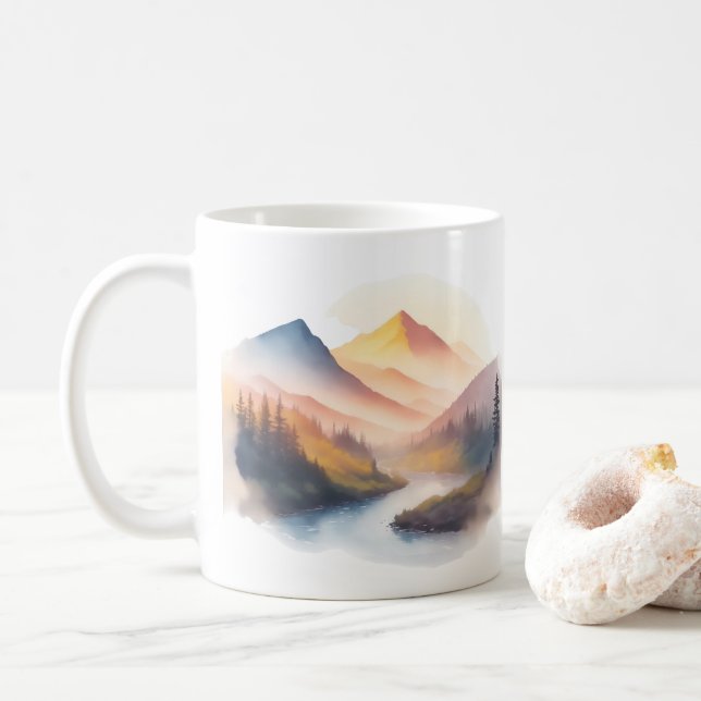 Das Gedicht der Natur Kaffeetasse (Mit Donut)
