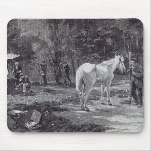 Das geduldige Modell, "von der Freizeit-Stunde", Mousepad