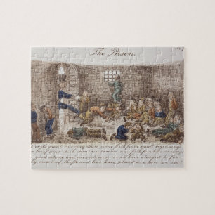 Das Gefängnis, 1858 (farbiger Stich)