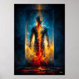 Das Gefängnis des Lichts – Monumentaler Expression Poster