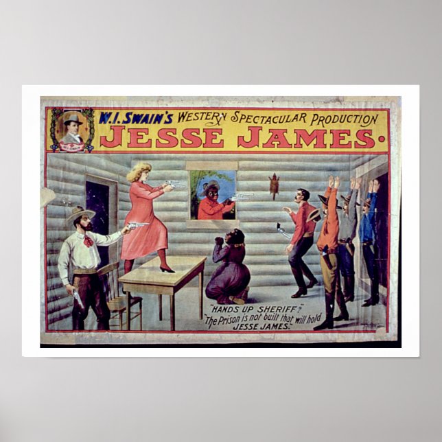 "Das Gefängnis ist nicht gebaut, das Jesse Jame ha Poster (Vorne)