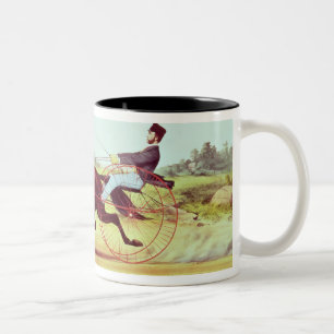 Das gefeierte Pferd, George M. Patchen Zweifarbige Tasse