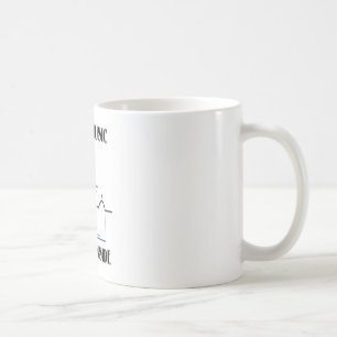 Das gefundene Innere des Lebens Musik (ECG/EKG Kaffeetasse