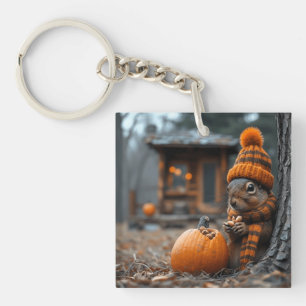 Das geheime Waldfest des Eichhörnchens Ai Image Schlüsselanhänger