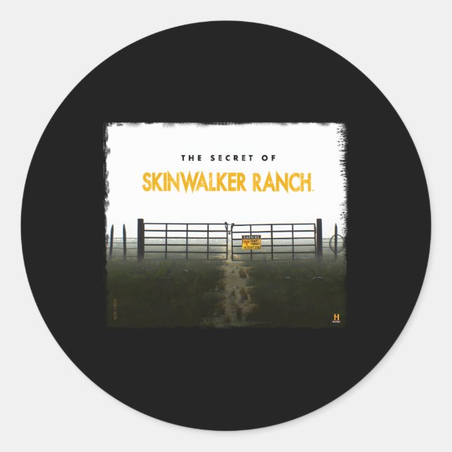 Das Geheimnis der Skinwalker Ranch wird nicht ange Runder Aufkleber (Vorderseite)