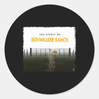 Das Geheimnis der Skinwalker Ranch wird nicht ange Runder Aufkleber