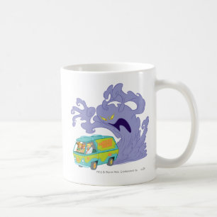 Das Geheimnis-Maschinen-Entweichen Kaffeetasse