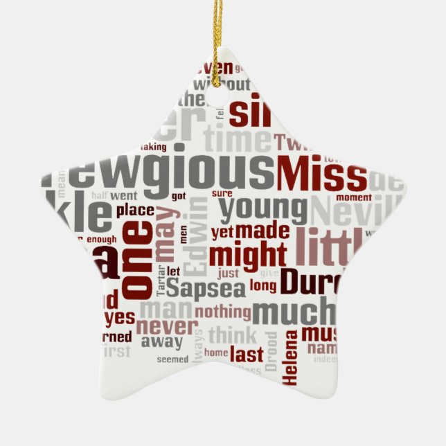 Das Geheimnis von Edwin Drood Keramik Ornament (Vorne)