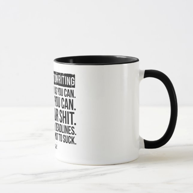 DAS GEHEIMNIS ZUM SCHREIBEN: Tasse (Rechts)