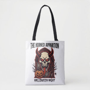 Das gehörnte Erscheinungsbild Halloween Tasche