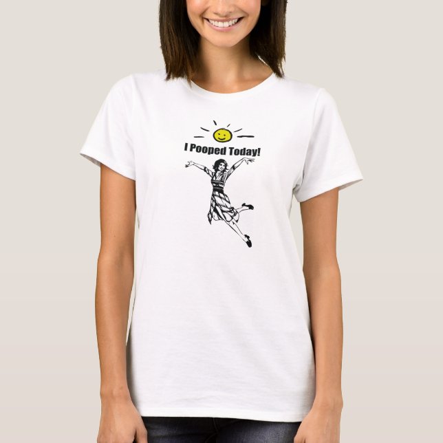 Das gekackte heute T-Shirt der Frauen I (Vorderseite)
