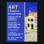 Das gelbe Haus von Vincent Van Gogh, Art Classes Poster<br><div class="desc">Das Gelbe Haus von Vincent Van Gogh,  Art Classes Werbeplakat vom Business Card Store.</div>