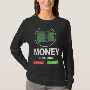 Das Geld ruft Unternehmer-App an T-Shirt
