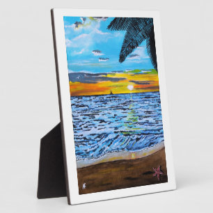 Das Gemälde 'Chasing the Sunset' von Alfred Fox Fotoplatte
