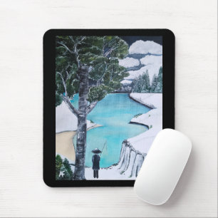 Das Gemälde Der Fischer von Alfred Fox Mousepad