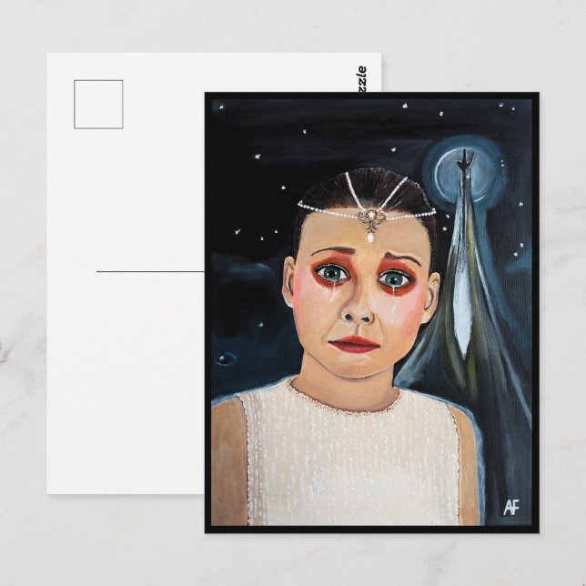 Das Gemälde der Kaiserin von Alfred Fox Postkarte (Vorne/Hinten)